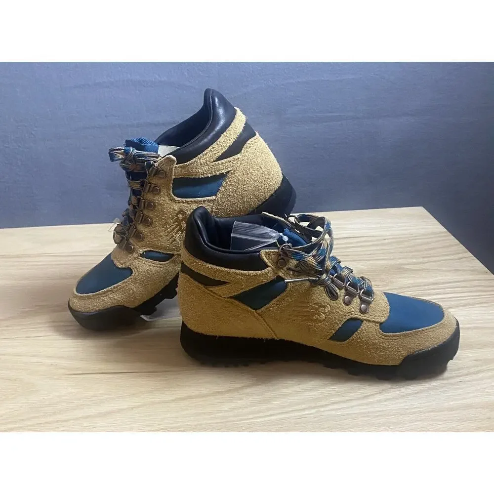 New Balance‎ Men’s Rainer Hiking Boots Vibram Sz Men 5/Womens 6.5 Tan/Blue